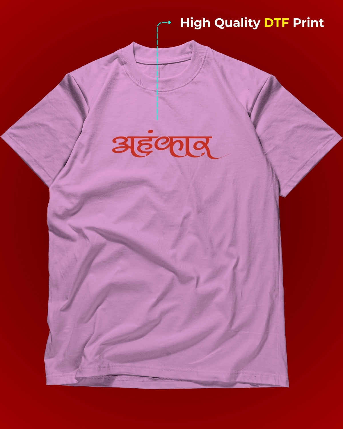 Battle of Kurukshetra | T-Shirt Bold Spiritual Graphic Tee ( Purple )