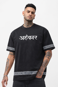 OverSize Kurukshetra Epic T Shirt Black